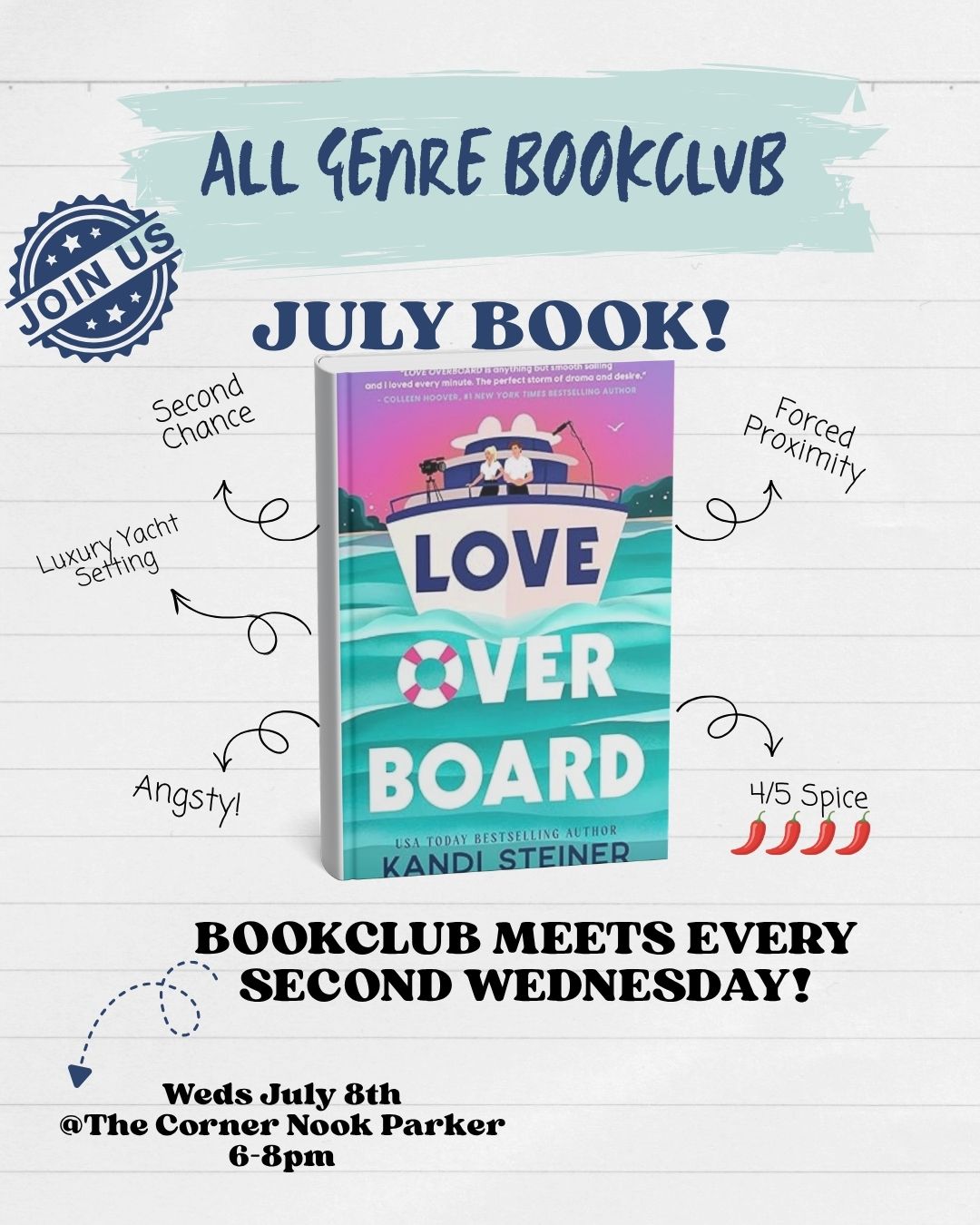 July All Genre Bookclub