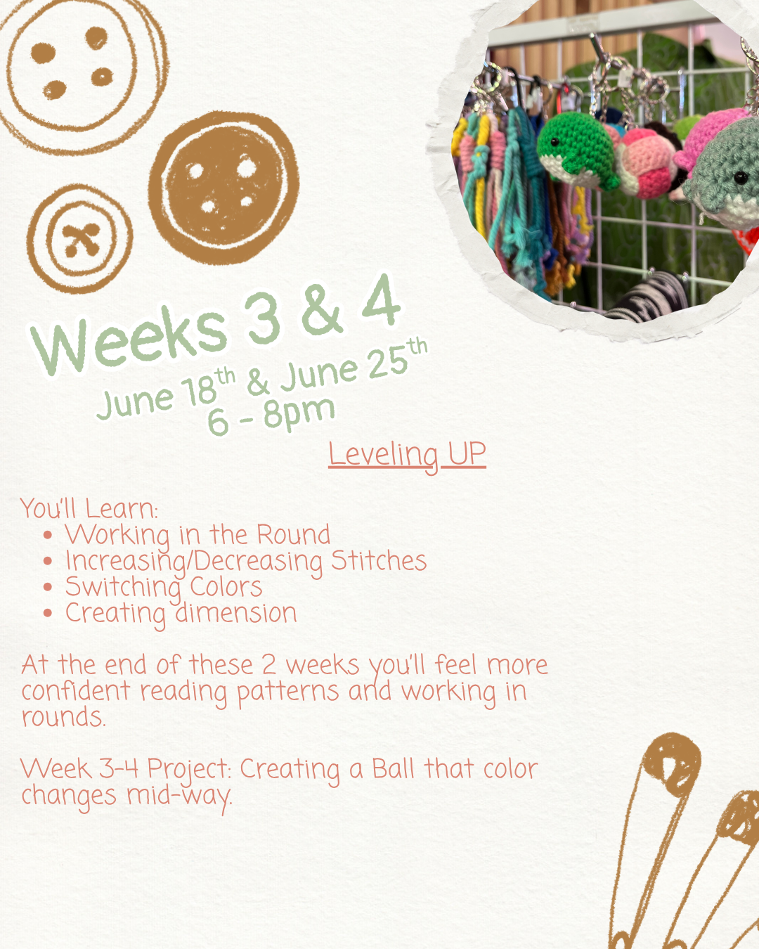 Learn to Crochet @ The Corner Nook