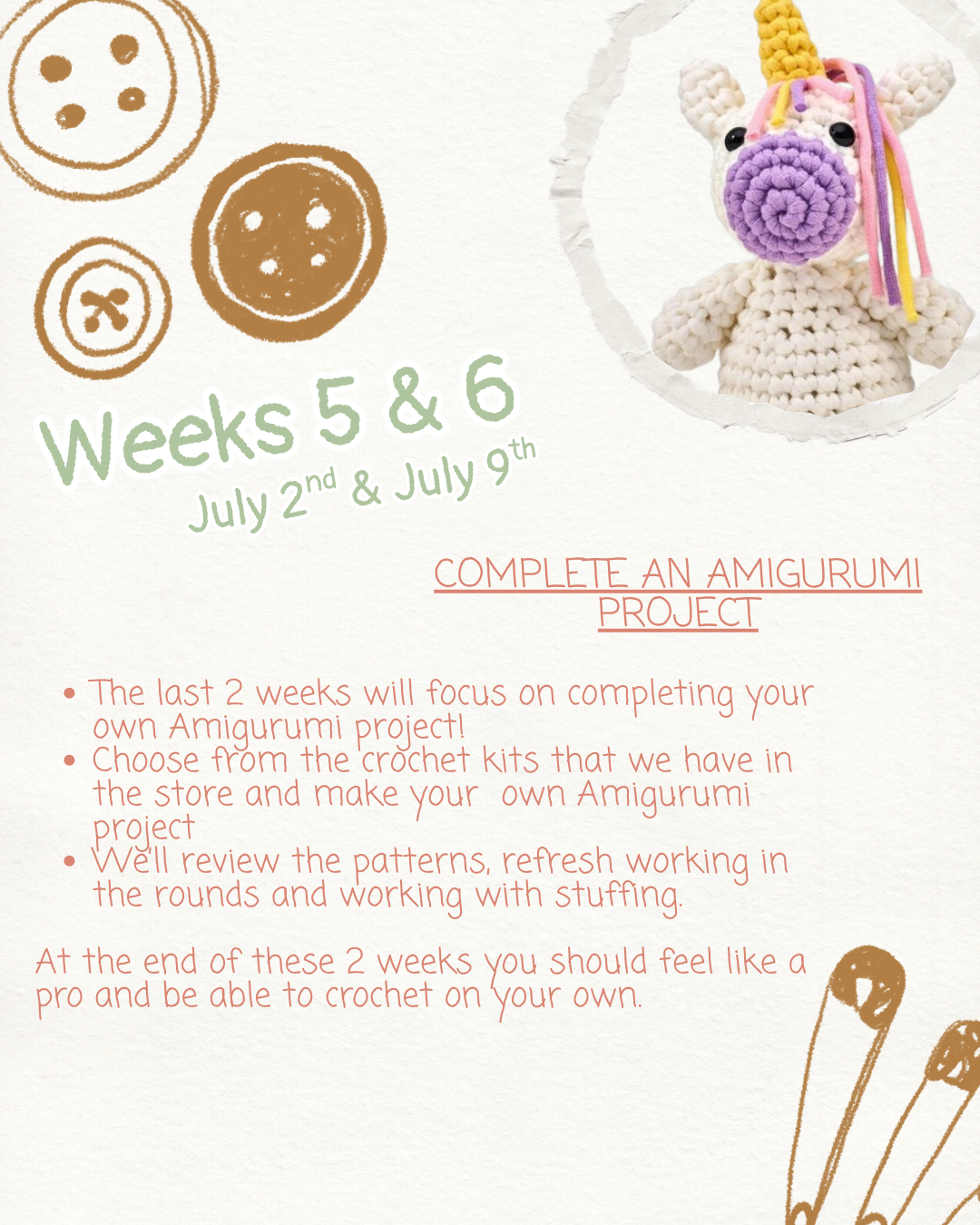 Learn to Crochet @ The Corner Nook
