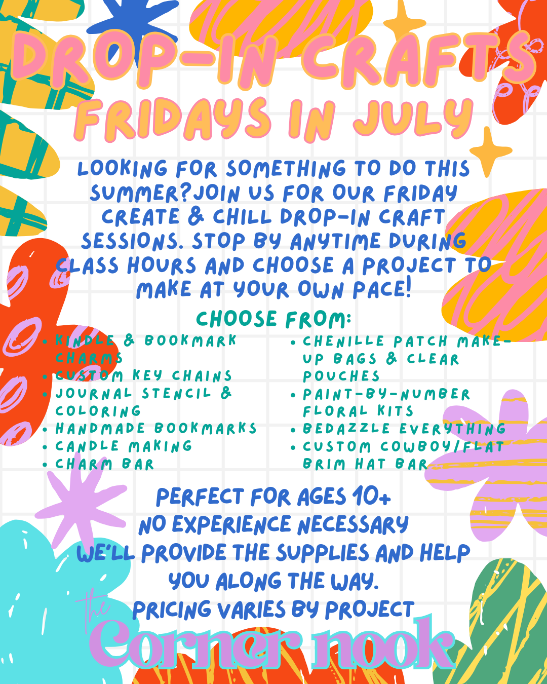 Crafting Drop-in: Fridays in July