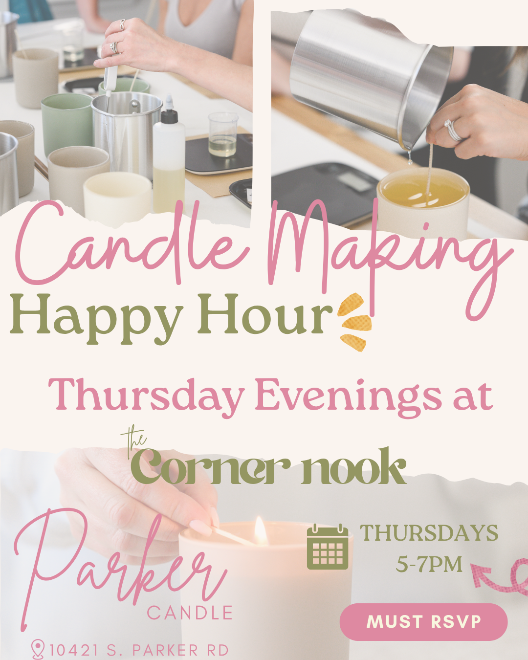 Candle Making Happy Hour! *THURSDAYS*