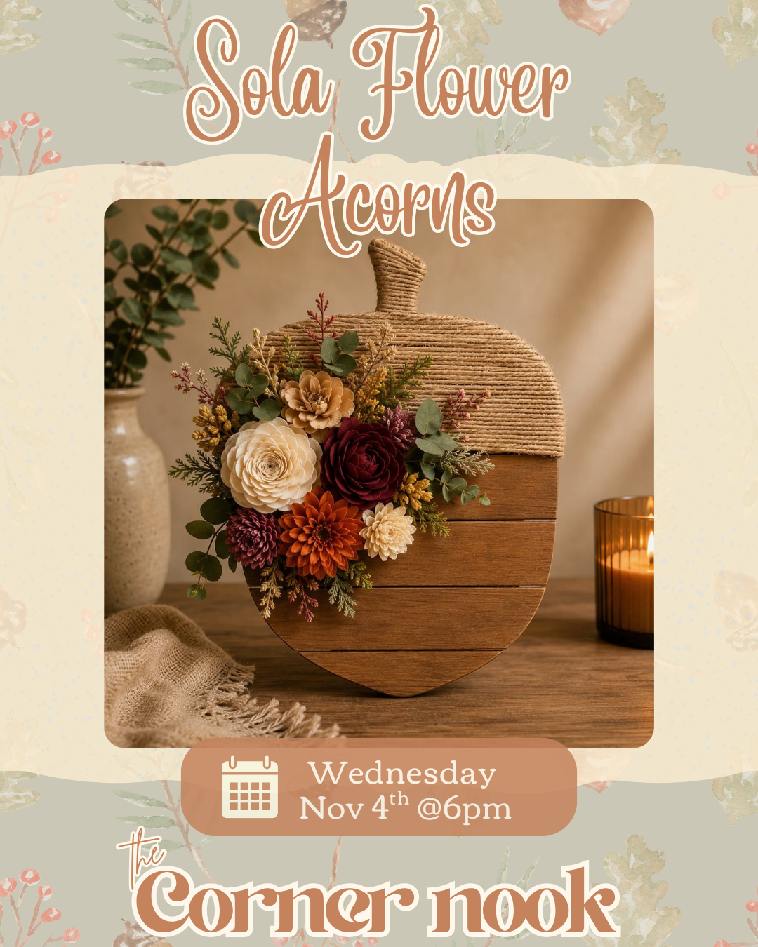 Sola Flower Acorns
