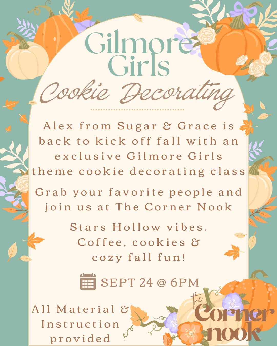 Gilmore Girls Cookie Decorating