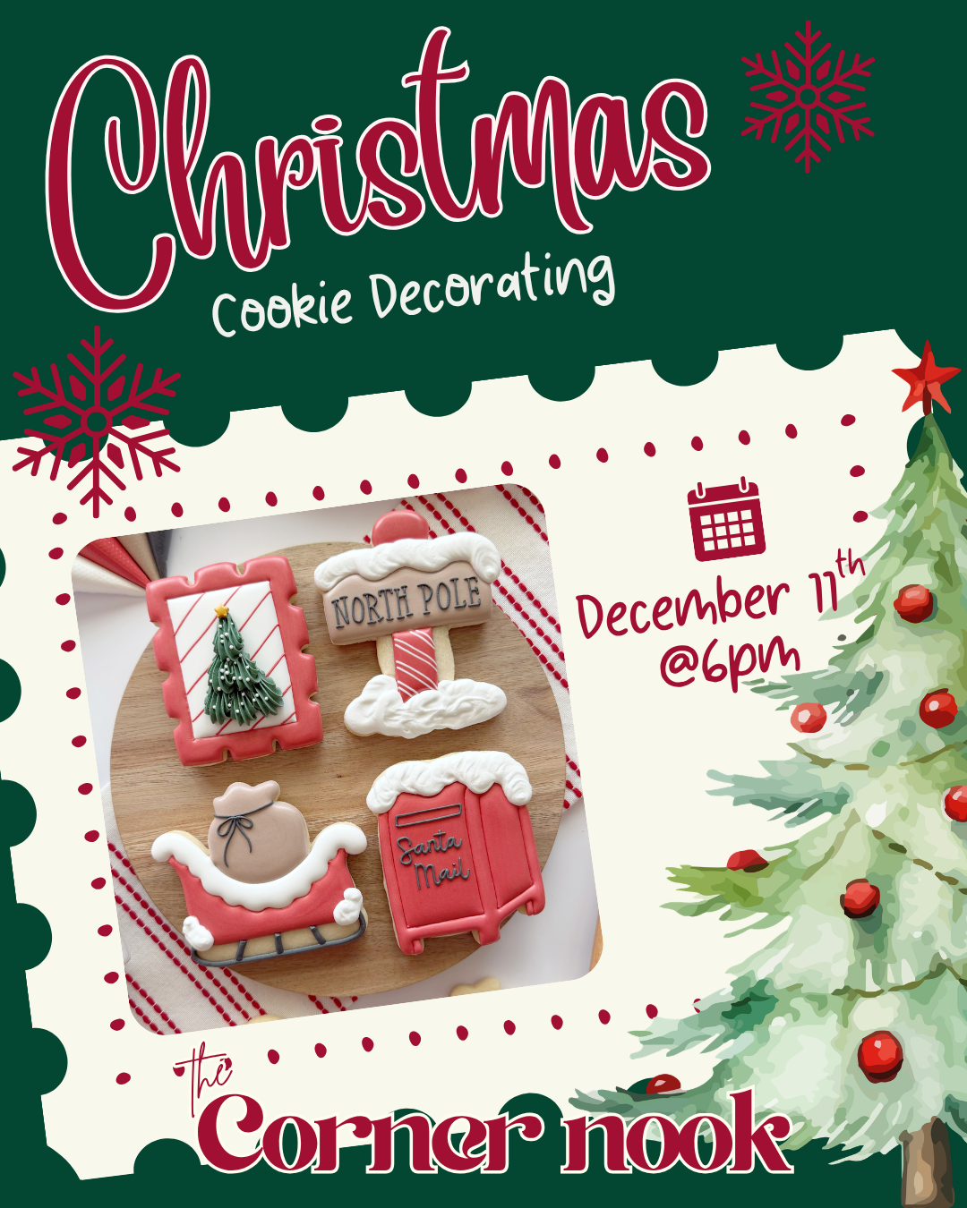 North Pole Cookie Decorating