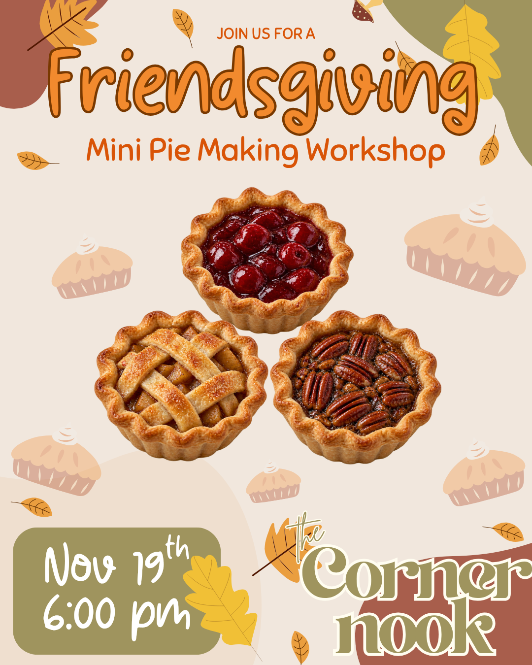 Friendsgiving Mini Pies