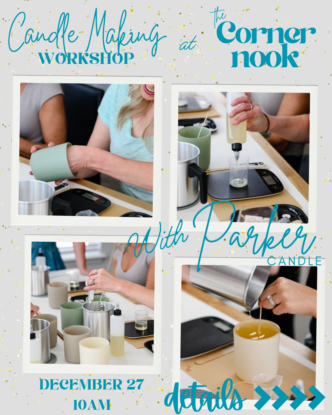 Candle Making Workshop - Dec 27 @10am