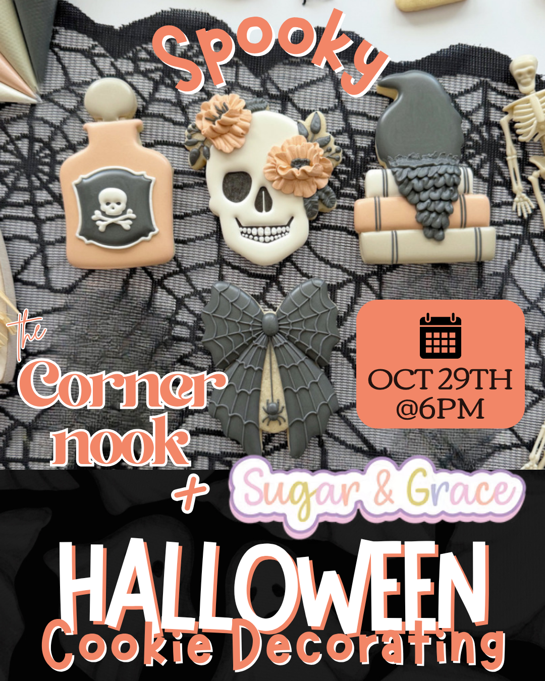 Halloween Cookie Decorating - 2 Days, 2 Styles