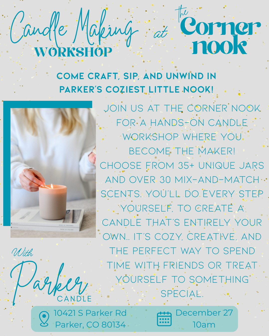 Candle Making Workshop - Dec 27 @10am