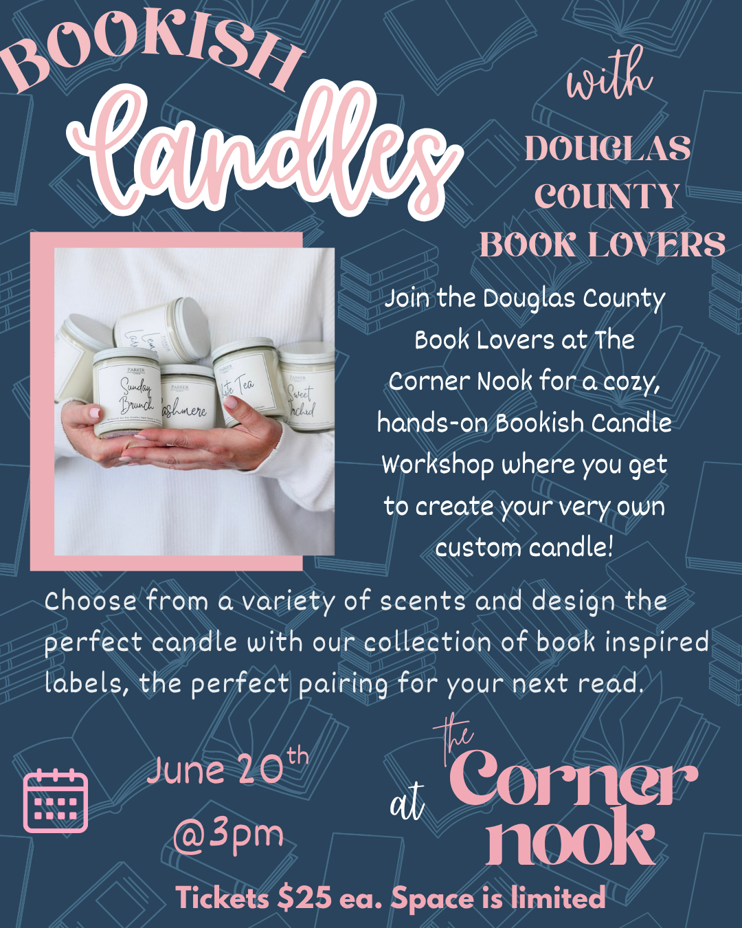 Bookish Candle Making Workshop 6.20.26