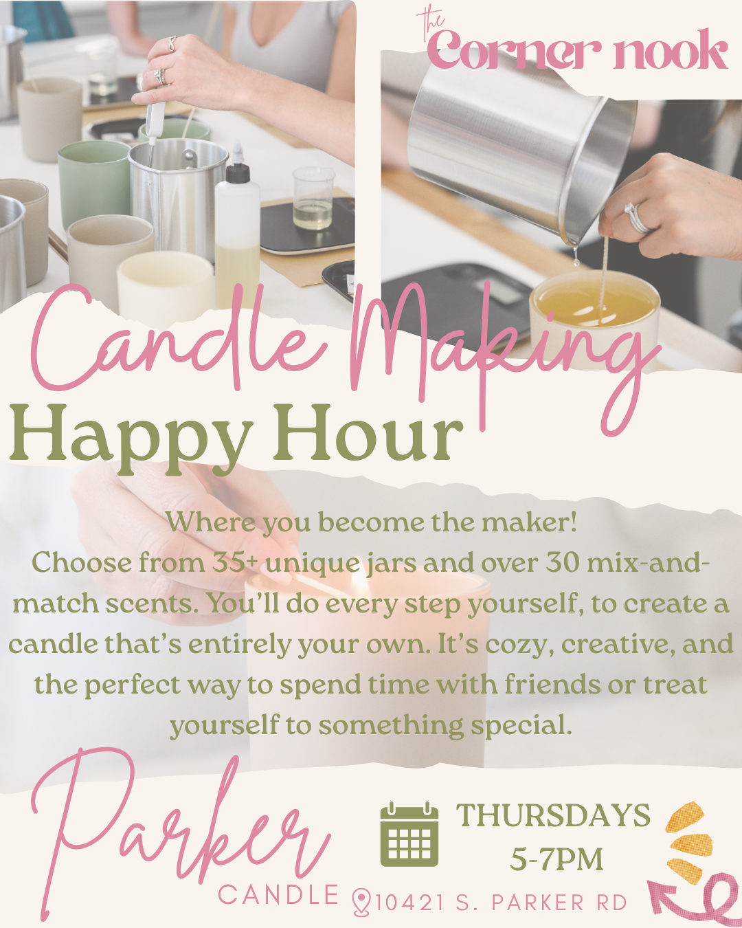 Candle Making Happy Hour! *THURSDAYS*