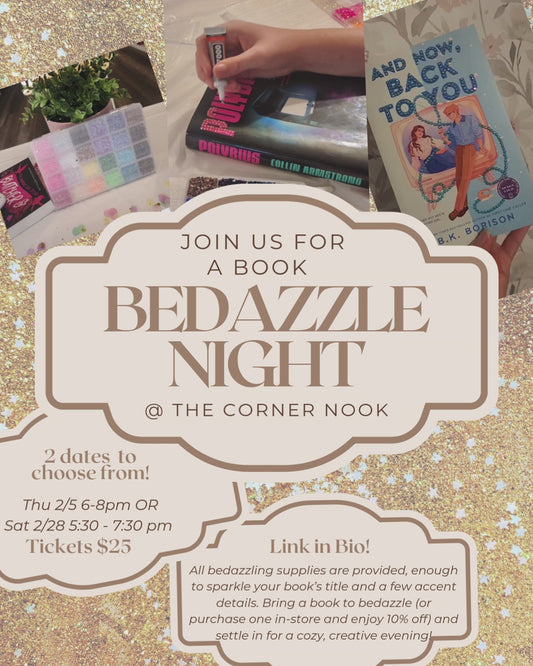 Book Bedazzling - 2.5.26 (Thursday)